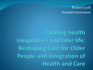 Richard Lyall - Voluntary Health Scotland
