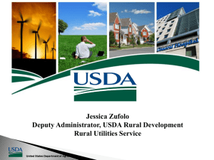 Overview of USDA Rural Programs - National Organization of State