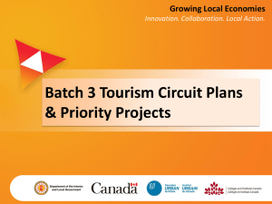 Local Economic Development through Tourism - LGSP-LED