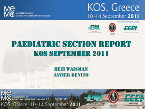 Section Meeting Report 14 September 2011