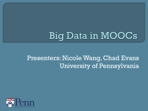 Big Data in MOOC