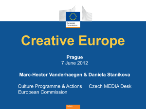 Why Creative Europe?