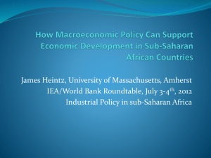 How Macroeconomic Policy Can Support Economic Development in