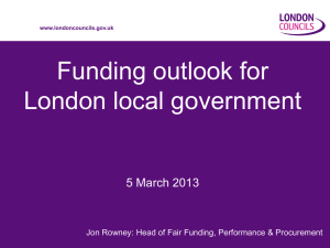 Provisional Local Government Finance Settlement 2013-14