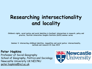 Researching Intersectionality and Locality