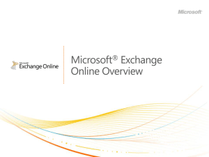 Exchange Online Overview (Office 365)