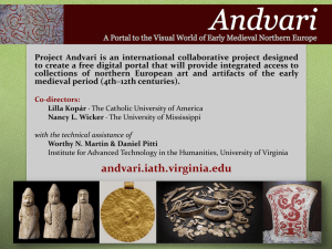 Project Andvari - Maryland Institute for Technology in the Humanities