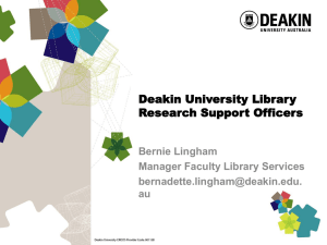 Library research support