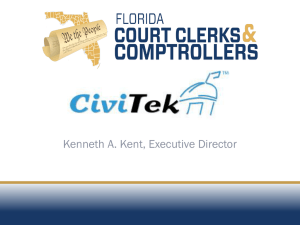 CiviTek Background - Florida Clerks` Association