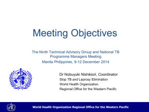 World Health Organization Regional Office for the Western Pacific