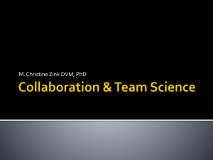 Collaboration & Team Science