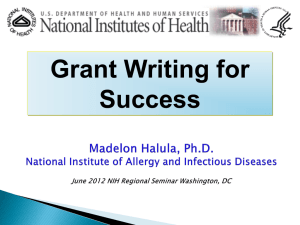 Grant Writing for Success [PPT]