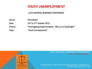 Youth Unemployment