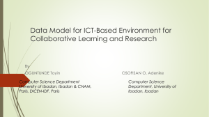 Data Model for ICT-Based Environment for - ISKO