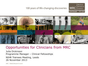 Opportunities for Clinicians