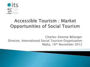 ISTO Presentation - Accessible Tourism Malta