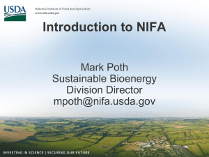 4 NIFA Institutes Institute of food production & sustainability Institute