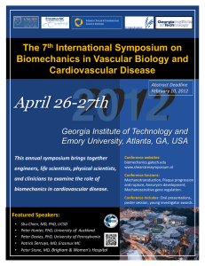 The 7th International Symposium on Biomechanics in Vascular