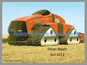 Robotic Farm Equipment