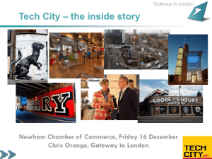 Tech City presentation notes