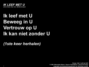 IK LEEF MET U (Chris Falson. Ned. Vert.: Mireille Schaart)