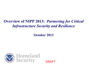 Overview of NIPP 2013