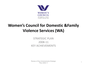 Women`s Council for Domestic and Family Violence Services (WA)