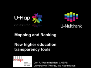 Mapping and Ranking - Council for Higher Education Accreditation