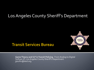 Lt. John Sullivan – Los Angeles County Sheriff`s Department