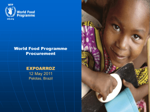 WFP Food Procurement