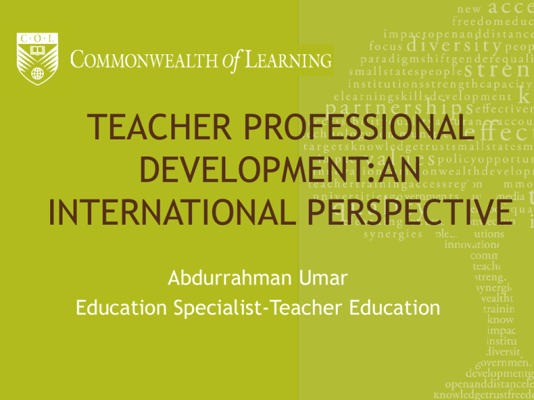 PPT Teacher Education