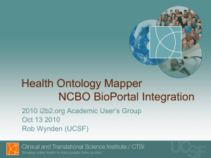 i2b2 grid interoperability with Health Ontology Mapper