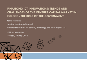 The role of Venture Capital in spurring innovation