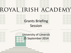 Presentation added - University of Limerick