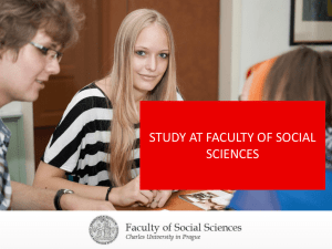 STUDY AT FACULTY OF SOCIAL SCIENCES