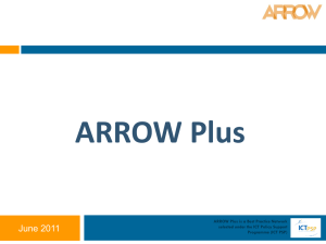 the ARROW Plus Presentation (June 2011)