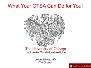 What Your CTSA Can Do For You