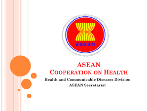 Regional Cooperation on Health