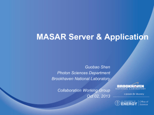 MASAR Server & Applications