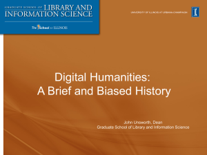 A Brief and Biased History of Digital Humanities