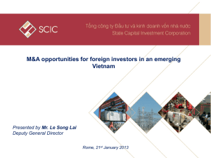 scic role in m&a market