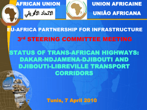 Status of Trans African Highways and transport