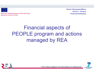 REA Finance Presentation