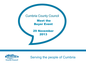 Children`s Services - Cumbria County Council