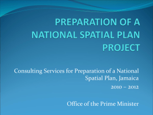 preparation of a national spatial plan project