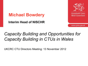 Michael Bowdery - UKCRC CTU Network