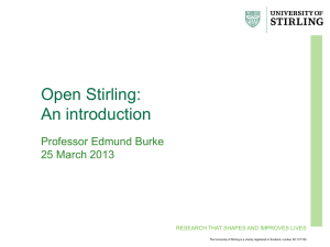 Introduction - University of Stirling