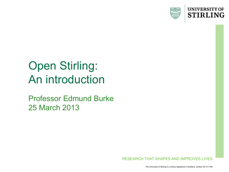 university of stirling dissertation