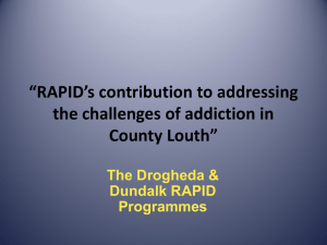 “RAPID`s contribution to addressing the challenges of