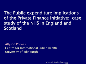 case study of the NHS in England